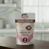 Crystal Blush 5 LB Himalayan Pink Salt – Premium Crushed Extra Fine Texture for Cooking & Baking | 100% Pure All-Natural Coarse Stone Ground Gourmet Culinary Salt Pouch for Kitchen Bulk Use