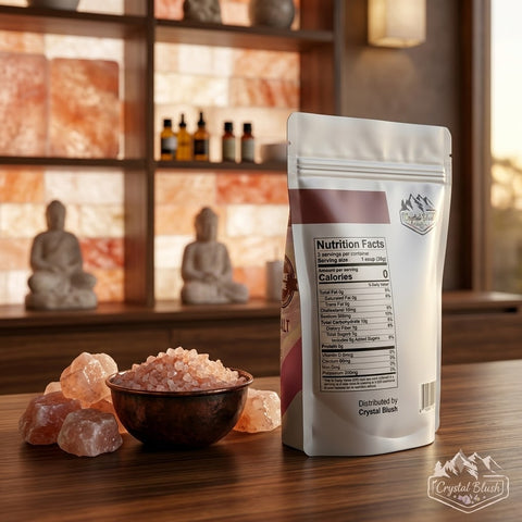 Coarse Grain Stone - 2Lbs Crystal Blush Premium Coarse Grain Stone Himalayan Pink Salt – 2 LB Bag | All-Natural Pure Gourmet Grinding Crystals for Kitchen Cooking, Baking, and Food Seasoning – Bulk Coarse Salt Pouch